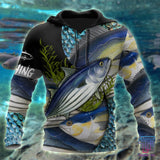 Maxcorners Saltwater Fishing on skin all over shirts for men and women