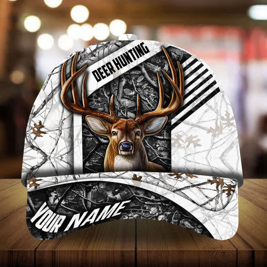 Maxcorners Epic Szart-X3 Deer Hunting Personalized Multicolores Hat 3D