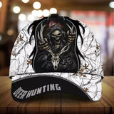 Maxcorners Cool Skull Deer Hunting Personalized Cap