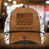 Max Corners The Best American Deer Hunting Leather Pattern 3D Multicolor Personalized Cap