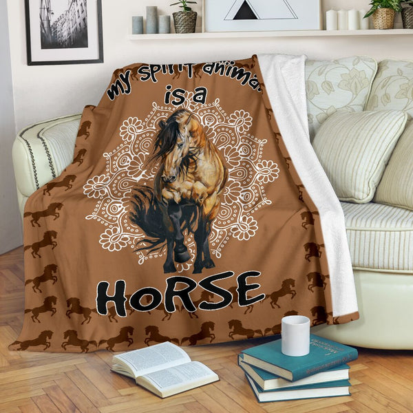 Maxcorners My Spirit Animal Is A Horse - Blanket
