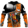 Maxcorners King Rooster 3D Over Printed Memory Unisex Deluxe Hoodie