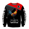 Maxcorners Like A Rooster All Over Printed Unisex Deluxe Hoodie