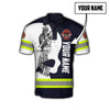 Maxcorners Personalized Firefighter In Black-And-White Photographs 3D Shirt