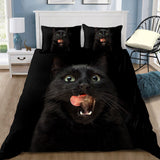 Maxcorners Happy Black Cat Bedding - Blanket