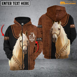 Maxcorners Personalized White Horse Lover